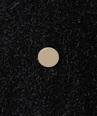 ICB L 【洗える】ペーパーモールブレンド ニットジャケット ブラック系