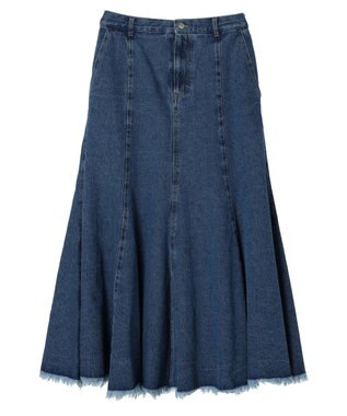 Green Parks ・ＳＵＧＡＲ　ＳＰＯＯＮ　デニムマーメイドスカート Dark Indigo
