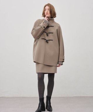 uncrave メルトンリバー ミニスカート トープ