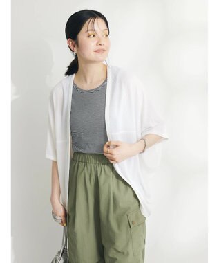 CRAFT STANDARD BOUTIQUE ランダムテレコモモンガカーディガン Off White