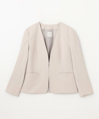 ANY L 【手洗い可/ストレッチ/セットアップ可】イージーケアジャケット ベージュ