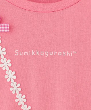 ANY KIDS 【WEB限定/すみっコぐらし】ポシェットTシャツ ピンク×ねこ