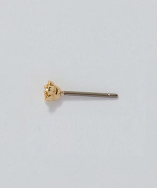 Phoebe 【金属アレルギー対応】プチフラワービジュースタッドピアス　クリア/ニッケルフリー（片耳） クリア