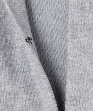 UNFILO ネックビジュー カーディガン グレー