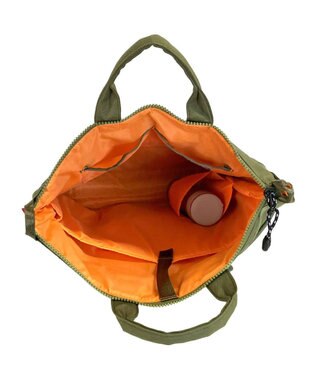 ROOTOTE 8457【スヌーピー】IP.セオルー.パフ.ピーナッツ-0R 02：カーキ