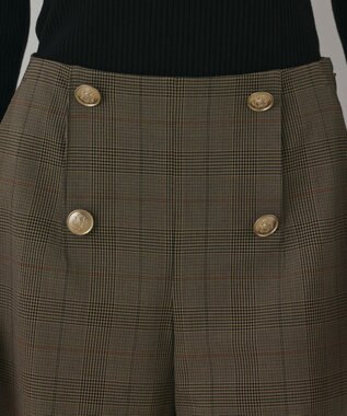 GRACE CONTINENTAL ダブルボタンショートパンツ マルチ