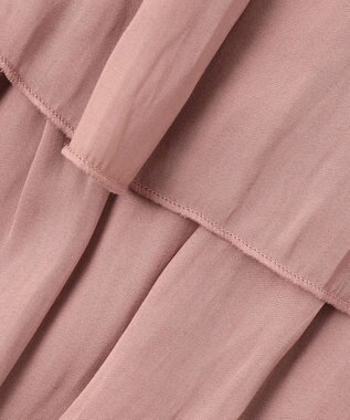 Feroux アシンメトリーティアード スカート ピンク系