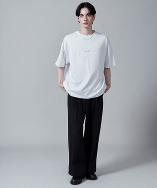 WEGO 【ユニセックス着用アイテム/リバーシブル】リバーシブルワンポイントT（S） オフホワイト