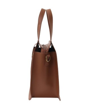 AMERICAN HOLIC マルチポケットスクエアＡ４ショルダートートバック Camel