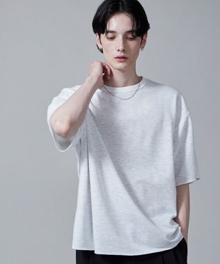 WEGO 【ユニセックス着用アイテム/リバーシブル】リバーシブルワンポイントT（S） オフホワイト