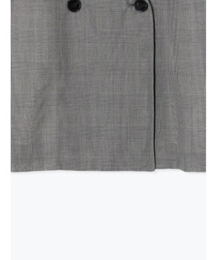 Te chichi サイドオープンライトジレ ブラック