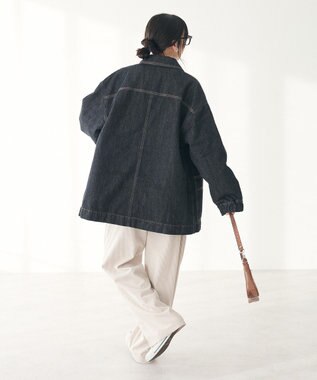 CRAFT STANDARD BOUTIQUE デニム裏キルトコート Black