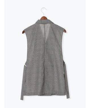 Te chichi サイドオープンライトジレ ブラック