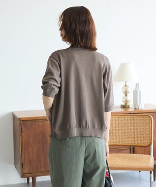 Green Parks コンパクトポケットカーディガン Gray