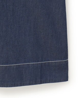 J.PRESS YORK STREET 【WOMEN】ライトダンガリー デニムワンピース ネイビー系