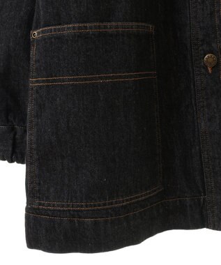 CRAFT STANDARD BOUTIQUE デニム裏キルトコート Black