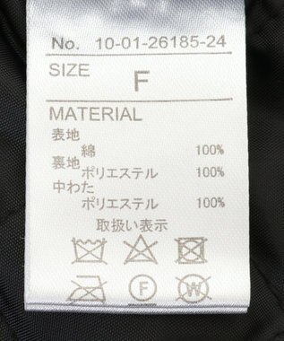 CRAFT STANDARD BOUTIQUE デニム裏キルトコート Black