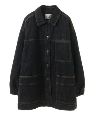 CRAFT STANDARD BOUTIQUE デニム裏キルトコート Black