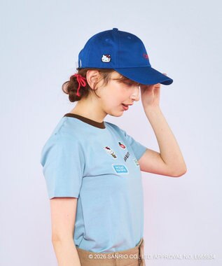 OP／FILA 【Ocean Pacific×ハローキティ】ワンポイントキャップ ブルー