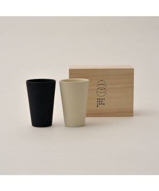 PRESENTERS ROOM 作山窯 / Sara Free cup カップ ペア 木箱入り(Cream・Navy） -