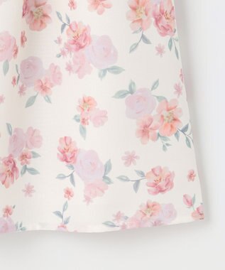 ANY KIDS フラワープリントワンピース エクリュ