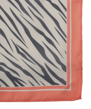 Green Parks 【接触冷感】ＵＶ対策アニマル柄スカーフ Orange