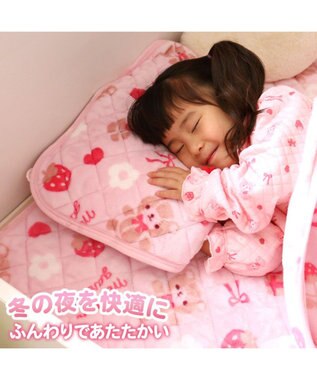 Mother garden マザーガーデン くまちゃん柄 あったか 枕パッド 35×50cm まくらカバー -