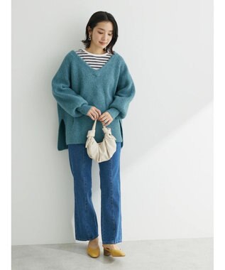 Green Parks ・ＥＬＥＮＣＡＲＥ　ＤＵＥ　センターシームデニムパンツ Light Indigo