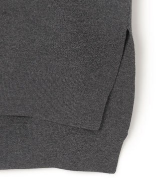 23区 L 【Lサイズ限定】ヴィスコースストレッチ Ｖネック ニット グレー系