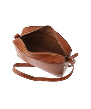 genten ミネルヴァ 横長ショルダーバッグ チャ