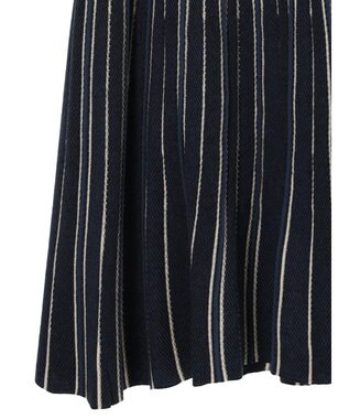 CRAFT STANDARD BOUTIQUE 配色ストライプニットスカート Blue