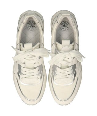 INTER-CHAUSSURES 【BUSSOLA】レースアップスニーカー ホワイト