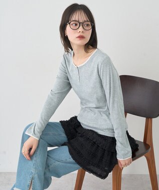 earth music&ecology 【2WAY】フリフリミニスカート Black