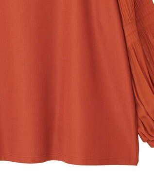 Green Parks マジョリカ袖カットプルオーバー Terracotta