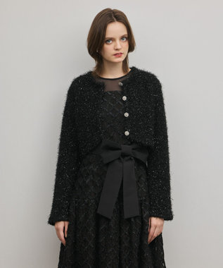 GRACE CONTINENTAL フェザーショートボレロ