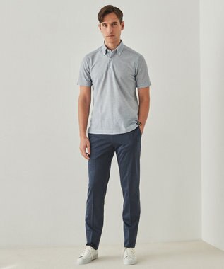 GOTAIRIKU セットアップ対応【洗える/ストレッチ/シワになりにくい】ドライジャージー セットアップパンツ ネイビー系8