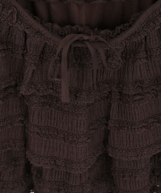 earth music&ecology 【2WAY】フリフリミニスカート Brown