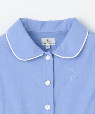 組曲 KIDS 【110-140㎝】シャンブレー ワンピース サックスブルー系