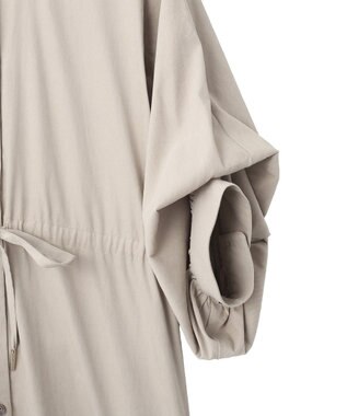 YECCA VECCA UVカット2way袖バルーンワンピース Light Beige