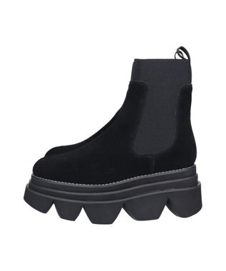 Bridget Birkin 【PARADIS COULEUR】ボリュームソールサイドゴアブーツ ブラックスウェード