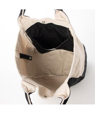 UNBILLION cachecache 製品洗いキャンバス×ナイロントートL ブラック