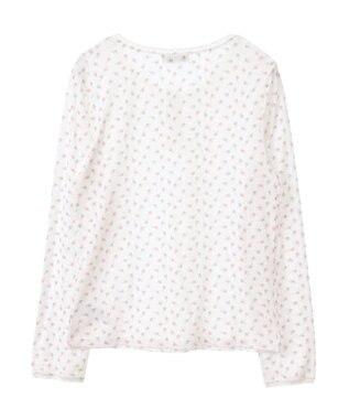 earth music&ecology アイレットジャカードタイトプルオーバー Pink