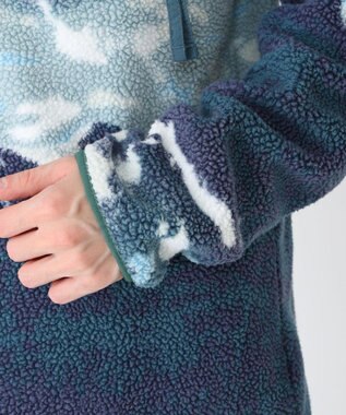 Columbia Columbia/ ヘルヴェティアII プリントハーフスナップフリース /コロンビア Crushed Blue Sisters