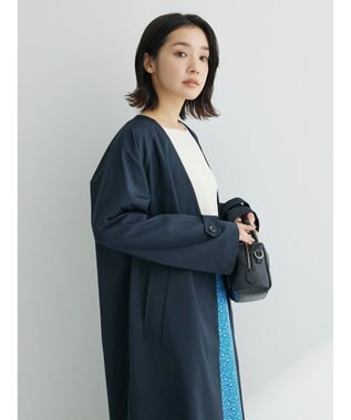 Green Parks 花粉防止　着流しコート Navy