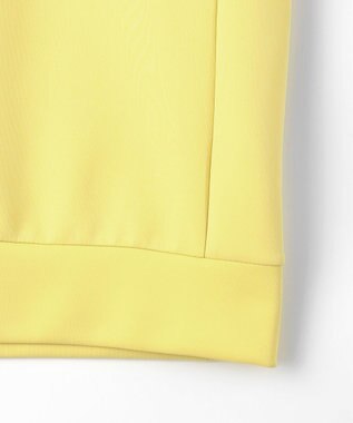 23区GOLF 【WOMEN】シアーラメ袖デザイン ライトダンボールモックネック イエロー系