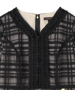 TOCCA 【星風まどかさん着用】FLOATING CHECK ドレス ブラック系5