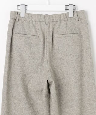 J.PRESS LADIES S ラメツイード セミワイド パンツ ベージュ系