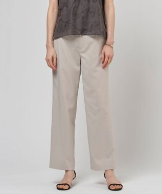 J.PRESS LADIES L 【セットアップ対応】ファンマートロストレッチ テーパード パンツ