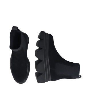 Bridget Birkin 【PARADIS COULEUR】ボリュームソールサイドゴアブーツ ブラックスウェード