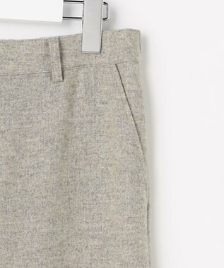 J.PRESS LADIES S ラメツイード セミワイド パンツ ベージュ系